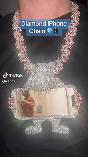 Diamond iPhone Chain: Would You Watch on This Iced Out iPhone Chain?