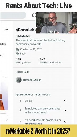 Buy reMarkable 2 In 2025? Livestream