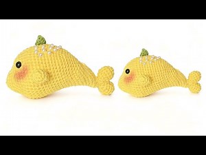 Crochet Dolphin Tutorial Part 1 | Easy Amigurumi Whale Dolphin Pattern