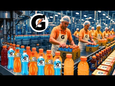 Made: How Millions of Bottles of Gatorade are Made in Factory