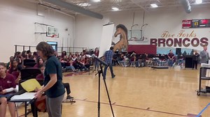 More Rising 6th graders fun! We are so excited to have you here today! | Bucky Connects-Five Forks MS