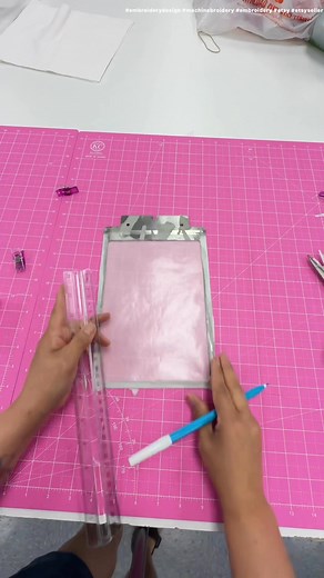 61K views · 251 reactions | We use Fast Frames a lot in our embroidery shop! We like to prep a stack of frames to save time and make our day much more productive! #embroiderydesign #embroidery #machineembroidery #embroiderylove #etsyshop #etsy #etsyseller | June Wilson | Facebook