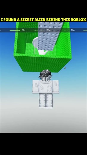 I Found A Secret Alien Home Behind This Roblox #roblox #shorts @Roblox