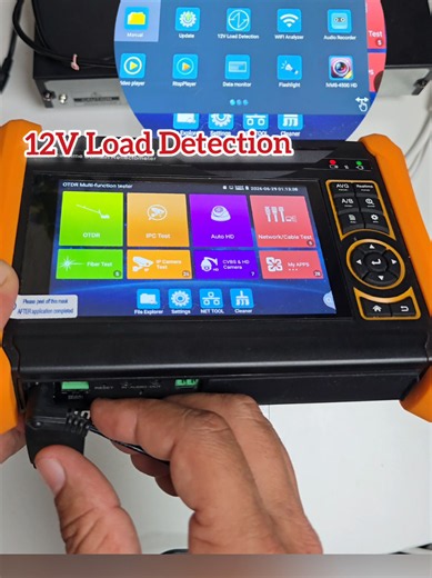 Check out this awesome CCTV network tester! It's got 12V volt amp detection, IP camera, and PoE 12V DC capabilities. #CCTV #Network #Tester #Camera #Tool