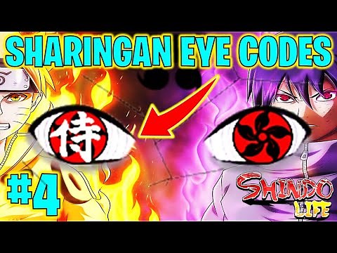 ⭐SHINDO LIFE SHARINGAN CUSTOM EYE CODES #4⭐