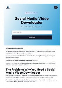 Social Media Video Downloader: Online Video Downloader - SlideServe