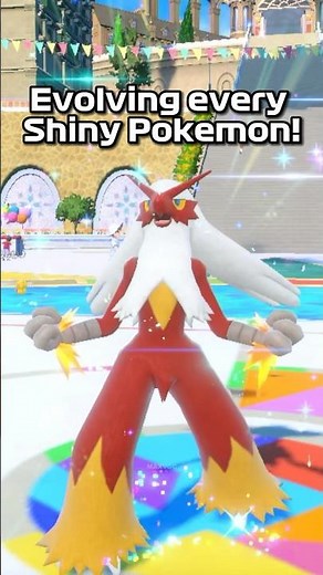 SHINY Torchic Evolution to Blaziken ✨ #pokemon #shinypokemon #pokémon