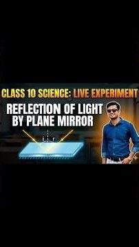 Class 10 Science | Experiment: Reflection of Light by a Plane Mirror