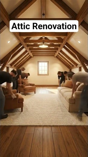 Old Attic Transformed Into Stunning Modern Space | Satisfying Timelapse 🏠✨