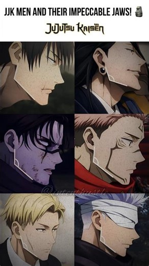 The Sharpest Jawlines in Jujutsu Kaisen Season 3 Part 2— Sukuna, Gojo, Choso, Geto, Yuta #jjk #anime