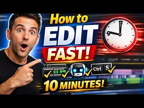 🥇 “How I Edit Videos in 10 Minutes (Complete Workflow)”