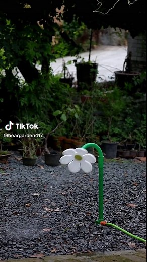 Hilarious Flower Sprinkler System for Your Garden