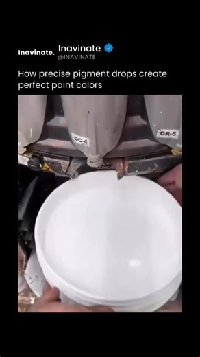 Inavinate on Instagram: "Wall paint is made through a carefully controlled process that blends chemistry with precision manufacturing. It starts with four core components: pigments for color and coverage, binders or resins that help the paint adhere to walls, solvents (usually water or oil) to control thickness, and additives that improve durability, drying time, mold resistance, and color stability. The process begins in large industrial tanks where pigments and binders are mixed together. This