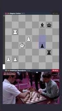 Exciting Blitz Endgame! Mamedyarov vs Carlsen - Blitz Chess 2012