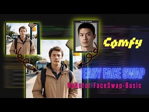 EASY FACE SWAP - ReActor FaceSwap in ComfyUI + workflow #comfyui #stablediffusion #aigenerated