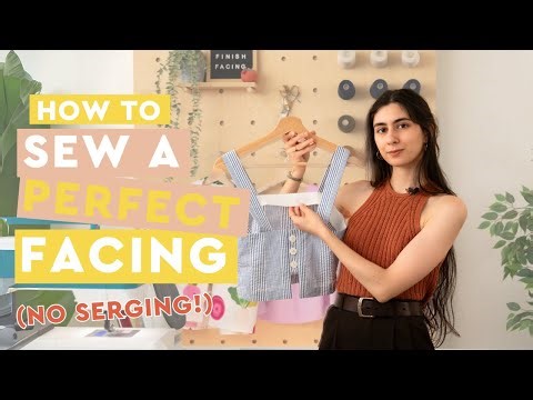 How to Sew a Clean Finish Facing - No Serging Needed!