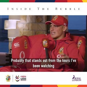 8.4K views · 94 reactions | Which #LionsRugby moments did Louis Rees-Zammit and Marcus Smith grow up watching? All is revealed in the latest episode of 퐼푛푠푖푑푒 푇ℎ푒 퐵푢푏푏푙푒 - check out the full episode on IGTV or YouTube  #BoksvLions #CastleLionsSeries | Official Lions Rugby | Facebook