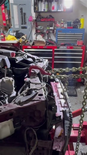 Vevor frame puller gets the job done! #autobody #diy #vevor #project #mechanic #restoration #cars