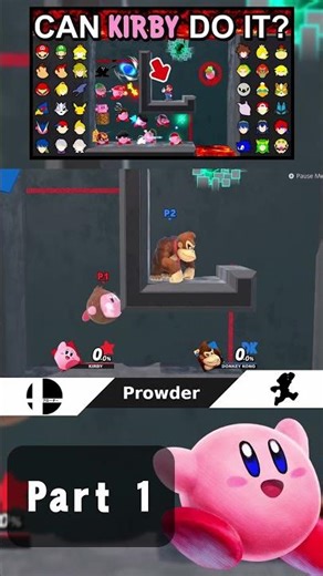 Which Kirby Hat Can Hit His Original On The Platform ? Part 1