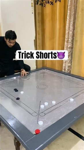 carrom board trick shorts #carromboard #carrom #carromboardgame