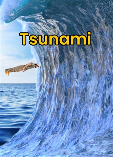 Tsunami survival guide #haha #laugh #comedу #jokes #viral | tsunami
