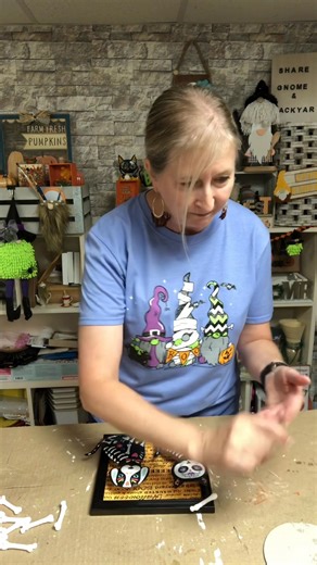 7.4K views · 310 reactions | It’s FLASHBACK FRIDAY! This is definitely one of my favorite Dollar Tree Halloween makeovers and guess what, they have the cats & dogs again this year! #crafter #diyprojects #diyideas #artistsoftiktok #dollartree #dollartreediy #dollartreefinds #Halloween #halloween2025 #doglover #dog | Gnome & Backyard | Facebook