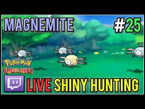 [Live] Shiny Magnemite at 110 Horde Encounters | Live Shiny Hunt #25 | Pokemon Omega Ruby