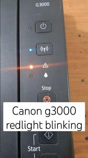 canon g3000 redlight blinking problem #shorts #canon #error code