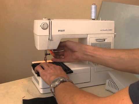 Nähmaschine Sewing machine Швейная машина Pfaff Varimatic 6085 test джинс, шифон, кожа