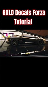 Link in the description to Detailed TUTORIAL on How to make Gold FH5 Decals! #fh5 #forzahorizon5