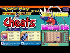 Pokemon Scarlet and Violet GBA Cheats Codes | Master Ball, Rare Candy, WalkthroughWalls,ShinyPokemon