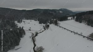 Winter Hiking in different places through the Thuringian Forest - Germany