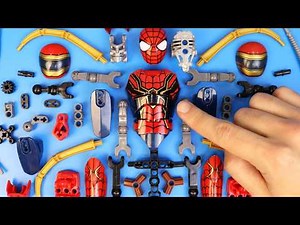 Iron Spider-Man Bionicle: Unofficial LEGO Set Build and Review