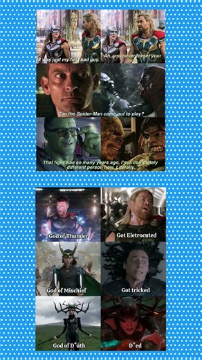 Thor's God Glow-Up Gone Wrong 😂⚡ #music #marvel #marvelmemes #thormeme