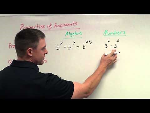 Properties of Exponents - Product, Quotient, and Power
