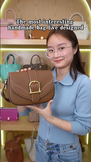 High-end handcrafted leather bag, differnt color options, do you love it?🥰