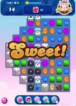 Level 140 Candy Crush Saga | Perfect Move #Shorts