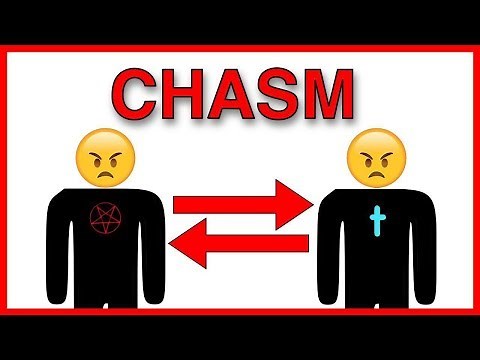Learn English Words - CHASM - Meaning, Vocabulary Lesson with Pictures and Examples