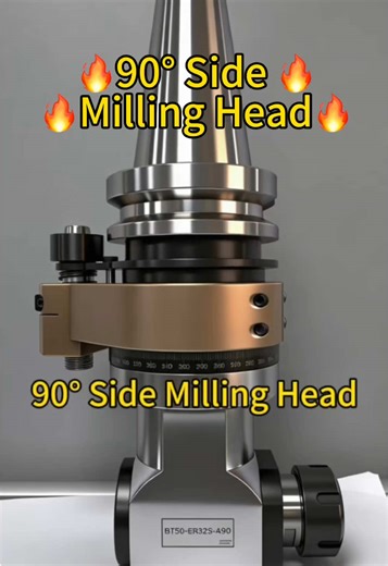 🔥Unlock New Machining Possibilities! 💡High-quality 90° angle heads designed for BT40 & BT50 spindles. Maximize your CNC's capability without compromising on finish or strength.💪🔧 #cncmachine #CNC #cnctools #machining #anglehead