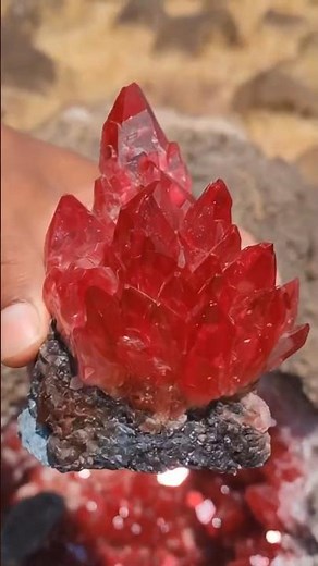 OMG 😱 $269,000 Red Ruby Crystal Geodes Found in Million-Year-Old Volcanic Rock 💎