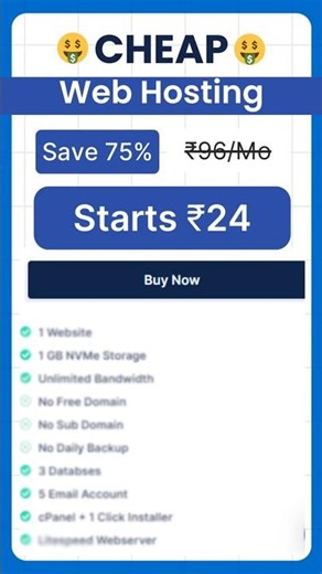 Cheap Web Hosting | Best Cheap Web Hosting | Cheap Web Hosting Plans 85% OFF #cheaphosting