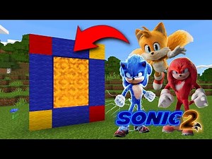 How To Make A Portal To The Sonic the Hedgehog 2 Dimension in Minecraft!!!