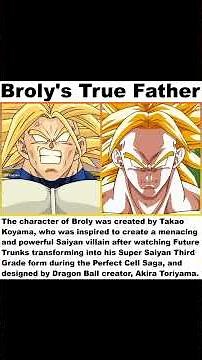 Broly's True Father 🐉 #dragonballz #broly
