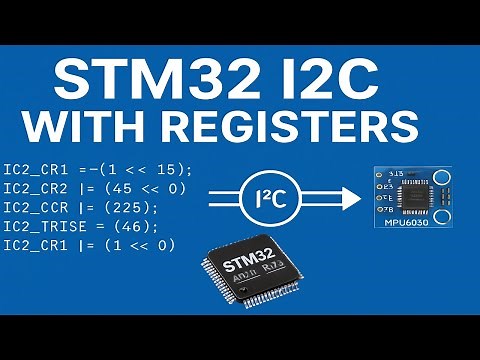I2C Communication in STM32 (PART1) | Register Programming Explained #4