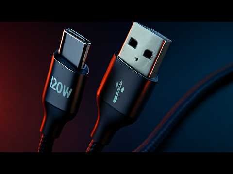 120W USB Type-C Fast Charging Cable 1M - Phone & Laptop
