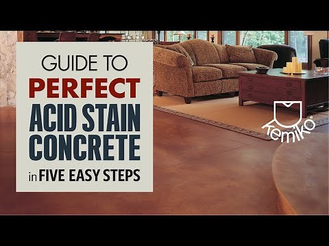Guide to Perfect Acid Stain Concrete in Five Easy Steps | Kemiko