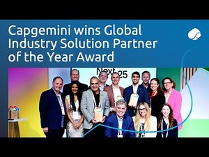 Capgemini wins Global Industry Solution Partner of the Year Award