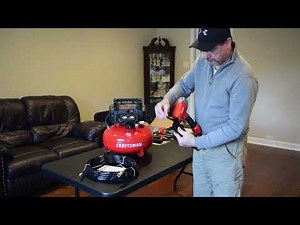 Unboxing | Craftsman 6gal Pancake Air Compressor and 3 Tool Combo