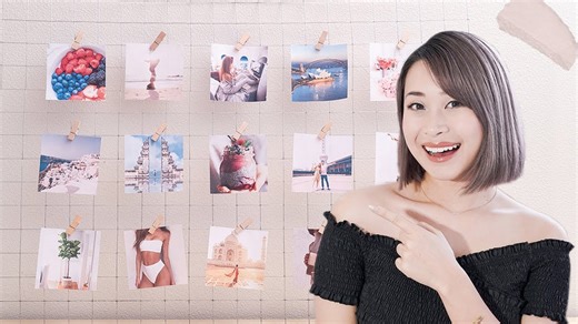 How to build a stunning DIY grid vision board