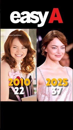 Easy A (2010–2025) Then Vs Now #shorts